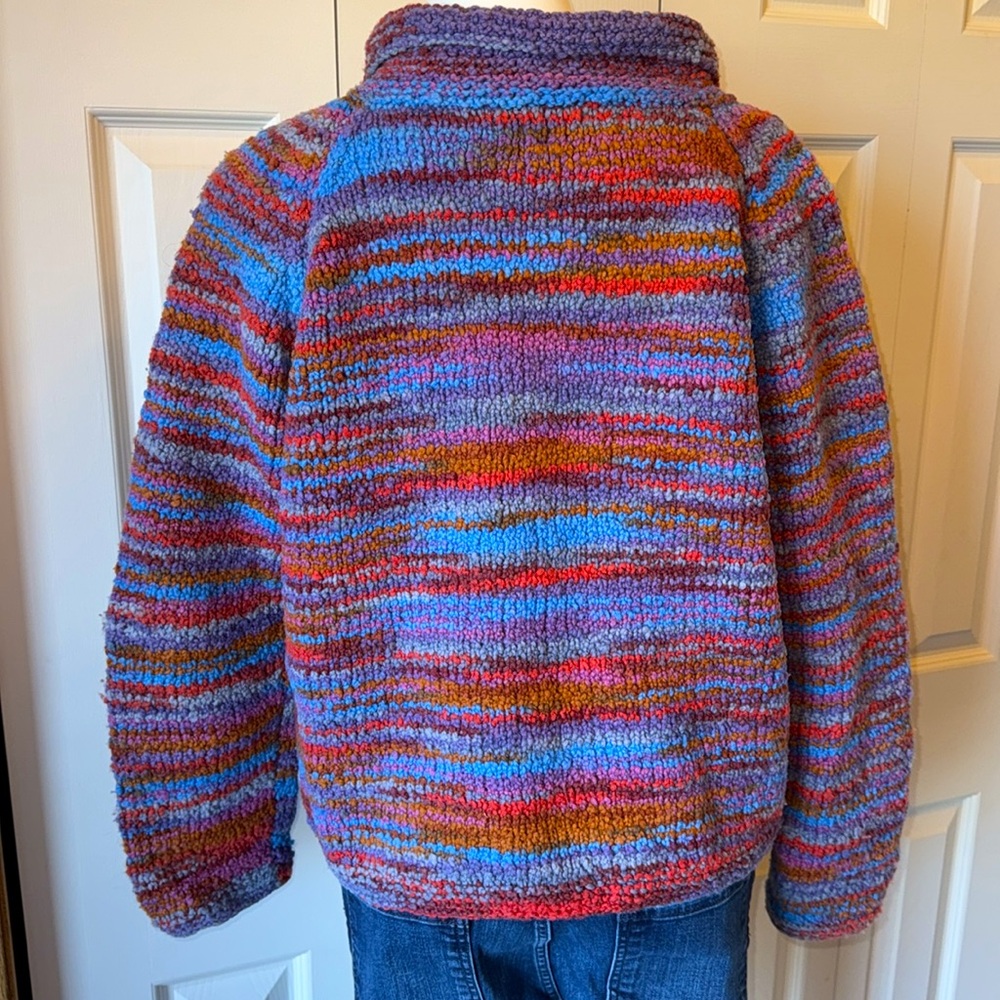 Colorful Knit Zip-Up Jacket - Picture 3 of 9